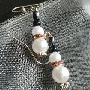 Snowman Earrings